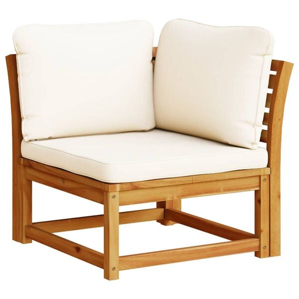 vidaXL 10 Piece Garden Lounge Set with Cushions Solid Wood Acacia