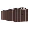 vidaXL Garden Shed | Brown | Galvanized Steel | Large | Garden Shed