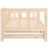 vidaXL Pull-out Day Bed without Mattress 2x(90x190) cm Solid Wood Pine