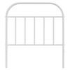 vidaXL Metal Replace Headboard White 90 cm