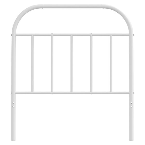 vidaXL Metal Replace Headboard White 90 cm