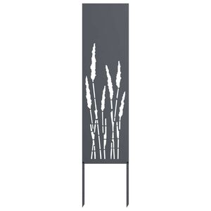 vidaXL Garden Privacy Screen Anthracite 32 x 140 cm Cold-rolled steel