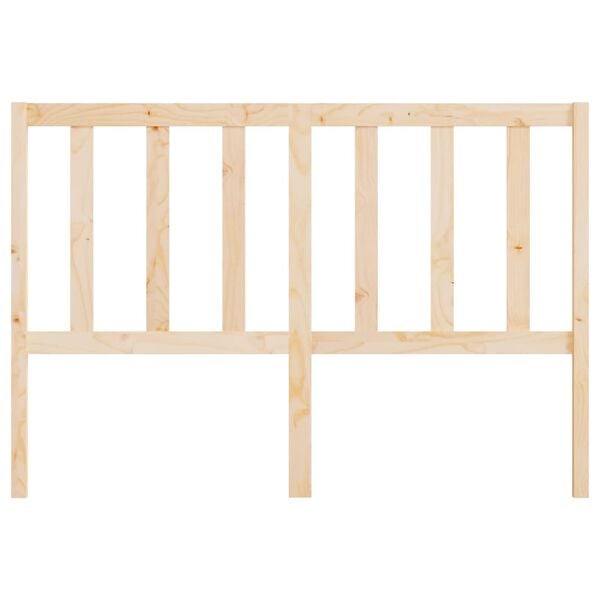 vidaXL Bed Headboard 156x4x100 cm Solid Wood Pine