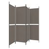 vidaXL 4-Panel Room Divider Anthracite 200x180 cm Fabric