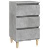vidaXL Bedside Cabinet Concrete Grey 40x35x70 cm Engineered Wood