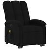 vidaXL Electric Stand up Massage Recliner Chair Black Fabric