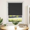 vidaXL Roller blind blackout 104.4x175 cm Fabric Width 100 cm black