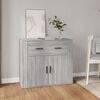 vidaXL Sideboard Grey Sonoma 80x33x70 cm Engineered Wood