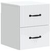 vidaXL Wall-Mounted Bedside Cabinet White 34.5 x 33 x 40 cm