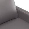 vidaXL Sofa Chair Grey 60 cm Faux Leather