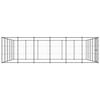 vidaXL Outdoor Dog Kennel Steel 36.3 m&sup2;