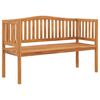 vidaXL Garden Bench 150 cm Solid Teak Wood