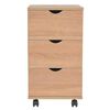 vidaXL Drawer Unit 33x45x60 cm Oak