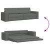 vidaXL Sofa Bed 200cm Dark Grey Fabric