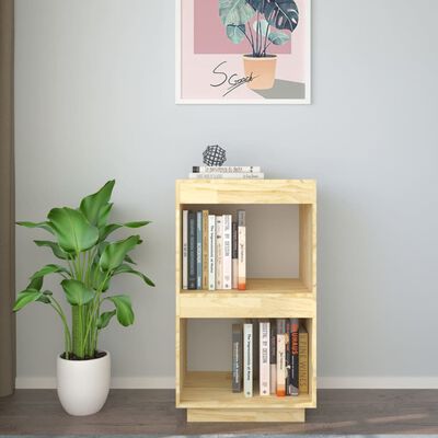 vidaXL Book Cabinet 40x35x71 cm Solid Pinewood
