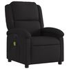 vidaXL Electric Massage Recliner Chair Black Fabric