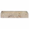 vidaXL Sink Cream 38x24x6.5 cm Marble