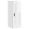 vidaXL Dishwasher Panel Kalmar High Gloss White 30 x 31 x 80 cm