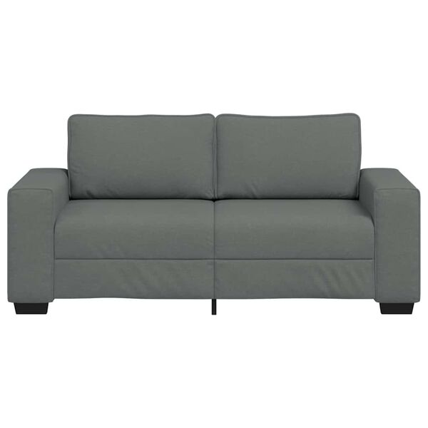 vidaXL 2-Seater Sofa&nbsp;Dark Grey 180x77x82 cm Fabric