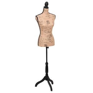 Ladies Bust Display Bust Brown Black Jute Female Dressmakers Dummy Mannequin Display