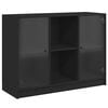 vidaXL Sideboard Black 102x37x75,5 cm Engineered Wood