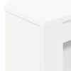 vidaXL Corner TV Cabinet White 102 x 40.5 x 45 cm Engineered Wood