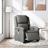 vidaXL Electric Massage Recliner Chair Dark Grey Fabric