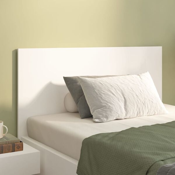 vidaXL Bed Headboard White 120x1.5x80 cm Engineered Wood