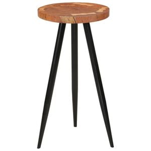 vidaXL Log Bar Table &Oslash;53x105 cm Solid Wood Acacia