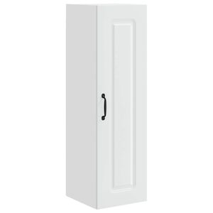 vidaXL Dishwasher Panel Kalmar White 30 x 31 x 100 cm Engineered Wood