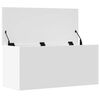 vidaXL Storage Box White 100x42x46 cm Engineered Wood