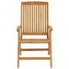vidaXL Reclining Garden Chairs with Cushions 6 pcs Solid Wood Teak