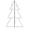 vidaXL Christmas Cone Tree 160 LEDs Indoor and Outdoor 78x120 cm
