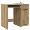 vidaXL Desk Artisan Oak 86x49x76 cm Engineered Wood