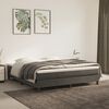 vidaXL Pocket Spring Bed Mattress Dark Grey 152x203x20 cm Queen Velvet