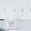 vidaXL Kitchen Cabinet with Shelf High Gloss White 57 x 57 x 100 cm