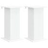 vidaXL Plant Stand 2 pcs White 30.5 x 30 x 60.5 cm Engineered Wood