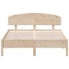 vidaXL Bed Frame without Mattress 150x200 cm King Size Solid Wood Pine