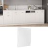 vidaXL Dishwasher Panel Lyon White 59.5x3x67 cm Engineered Wood