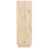 vidaXL Shoe Cabinet 60x34x105 cm Solid Wood Pine