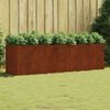 vidaXL Garden Raised Bed 280x80x80 cm Corten Steel