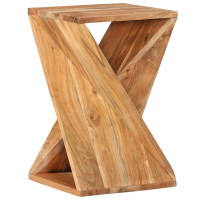 vidaXL Side Table 35x35x55 cm Solid Wood Acacia