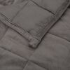 vidaXL Weighted Blanket Grey 122x183 cm 5 kg Fabric
