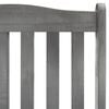vidaXL Rocking Chair with Cushions Grey Solid Acacia Wood