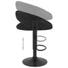 vidaXL Bar Stools 2 pcs Black Velvet
