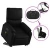 vidaXL Electric Stand up Massage Recliner Chair Black Faux Leather