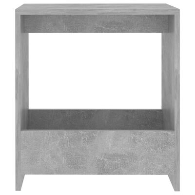 vidaXL Side Table Concrete Grey 50x26x50 cm Engineered Wood