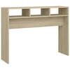 vidaXL Console Table Sonoma Oak 105x30x80 cm Engineered Wood