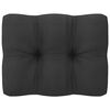 vidaXL 11 Piece Garden Lounge Set with Anthracite Cushions Pinewood