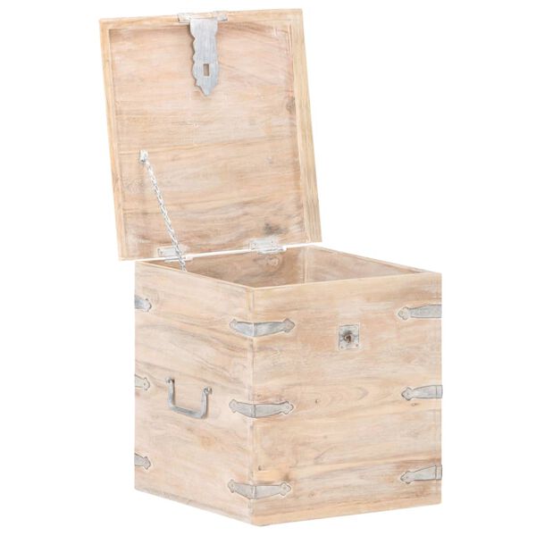 vidaXL Chest 40x40x40 cm Solid Acacia Wood